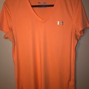 Light orange Under Armour shirt